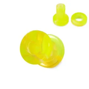 Yellow And Orange Externally Threaded UV Tunnel