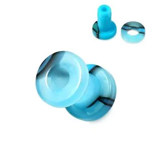 Blue And Black Externally Threaded UV Tunnel