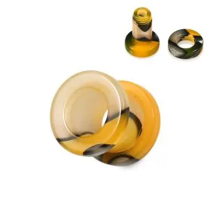Orange And Black Externally Threaded UV Tunnel