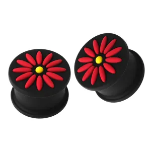 Embossed Flower Silicone Ear Plug