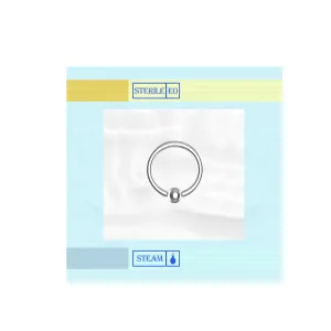 EO Gas Sterilized 316L Surgical Steel Captive Bead Rings
