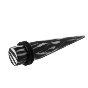 Colorful Zebra Straight Ear Expander