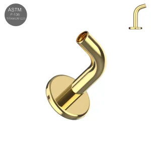 G23 Titanium Threadless Floating Belly Bar
