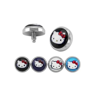 Hello Kitty Dermal Anchor Tops | Dermal Anchors