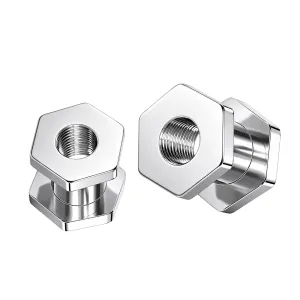 Hexagon Screw Fit Ear Flesh Tunnel