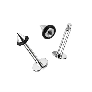 Labret with 'O' ring cone