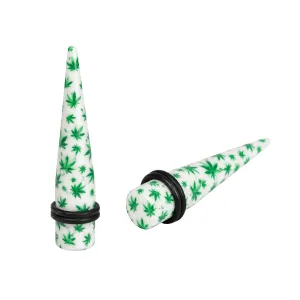 Marijuana Straight Ear Expander