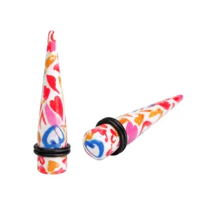 Mix Color Straight Ear Expander Taper Plug Body Jewelry ZER483