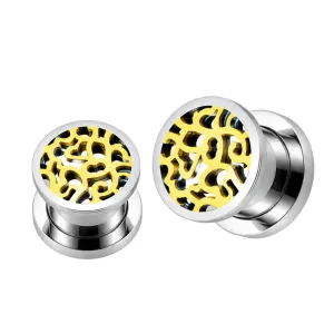 Multiple Hearts Screw Fit Ear Flesh Tunnels