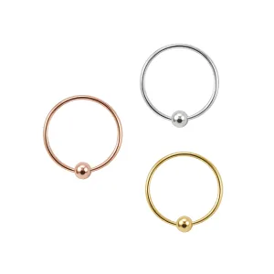 925 Silver BCR Nose Ring