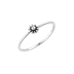 Open Hoop BCR 925 Sterling Silver Flower Nose and Ear Tragus Ring 