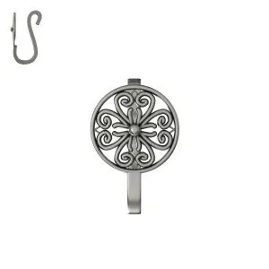 Oxidized Silver Fake Non Piercing Tribal Nose Cuff