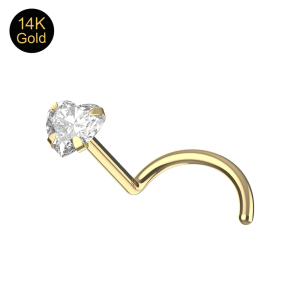heart-cz-gold-prong-setting-detail.jpg` | Close-up of a 3mm heart-cut CZ stone set in a 14K gold prong mount for a nose screw. 