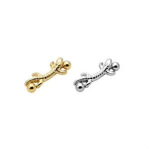 Creeping Lizard Eyebrow Ring