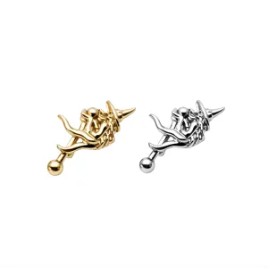 Witch angel Eyebrow Ring 