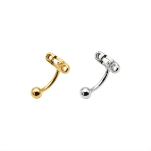 Safety Pin Eyebrow Bar