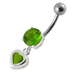 Moving Jeweled Belly Ring