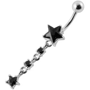 Star Dangling Belly Ring
