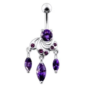 Fantasy Look Dangling Belly Ring