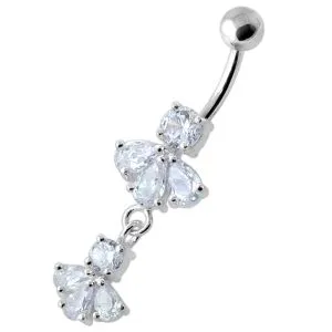 Fancy Jeweled Navel Belly Ring PBM2118