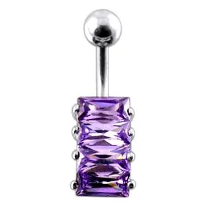 Fancy Mix Multi Jeweled Belly Ring Body Jewelry