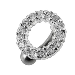 Jeweled Circular Belly Ring