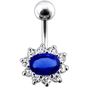 Jeweled Dragon Navel Bar