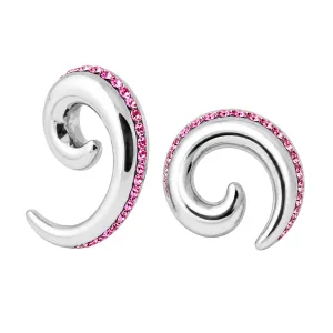 Pink Jeweled Spiral Expander