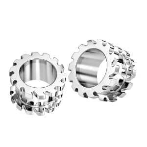 Saw Blade Screw Fit Flesh Tunnel