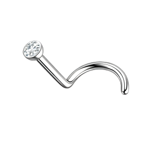 SS Jeweled Bent Nose Screw