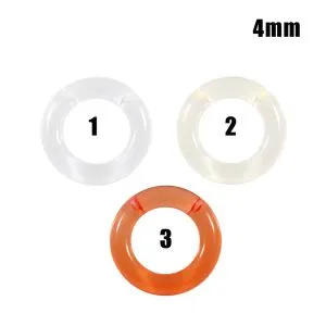 UV-Acrylic 6mm Heavy Gauge Segment Ring