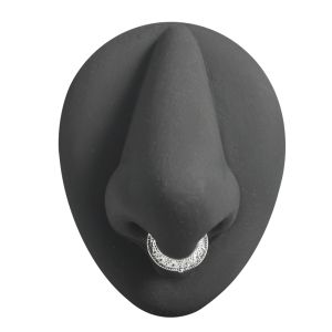 Dotted Pattern Septum Clicker Ring