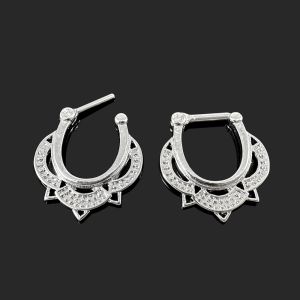 Tribal Dotted Pattern Septum Clicker