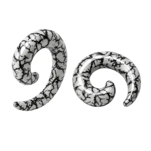 Snail Spiral Ear Expander Stretcher Plug Earrings