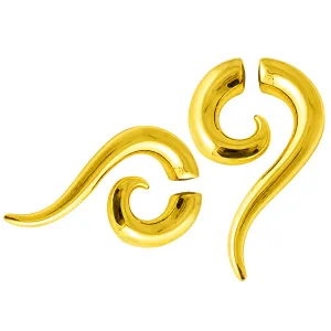 Spirale Gold color Long Tail Magnet Ear Plug