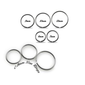 Surgical Steel Nose Hoop Ring