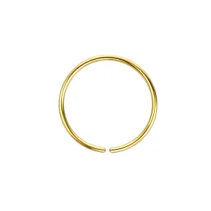 316L SS Anodized Gold Nose Ring