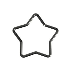 Star Cartilage Single Closure Ring Daith Piercing