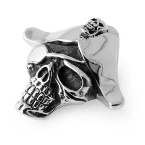 Stainless Steel Pirates Skeleton Pendant