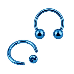Anodized Circular Barbell with Ball 