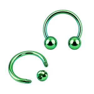 Anodized Circular Barbell with Ball