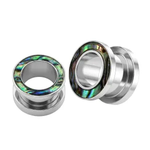 Surgical Steel Shell Flesh Tunnel 