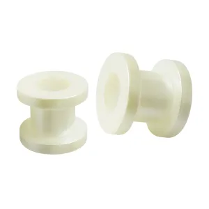 Synthetic Cream Pearl Screw Fit Ear Flesh Tunnel-Plug-Taper