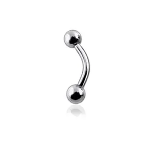 G23 Grade Titanium Eyebrow Banana with Ball