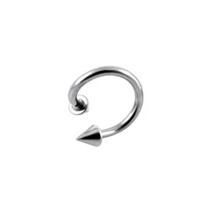 G23 Grade Titanium Twister Barbell with Cone