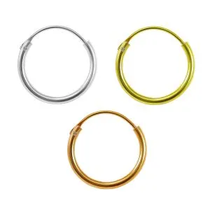 925 Sterling Silver  Segment Hoop Nose Ring