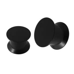 UV black Screw Fit Flesh Tunnel