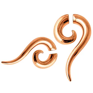 UV Magnetic Spiral Tribal Long Tail Magnetic Ear Plug