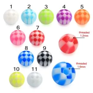 UV Small Check Balls