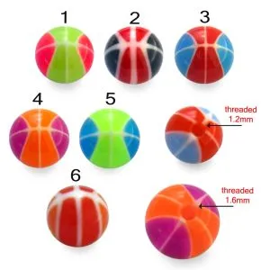 UV Fancy Mix Color Acrylic Balls